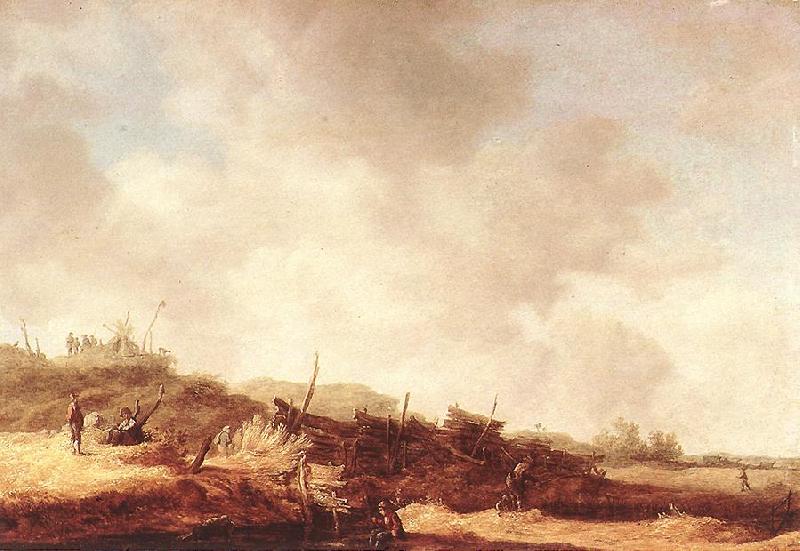 Jan van Goyen Landscape with Dunes Sweden oil painting art